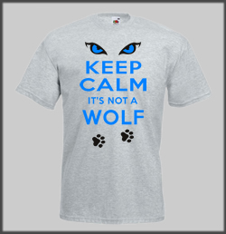 Keep Calm Wolf T Shirt